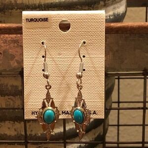 Turquoise dangle earrings
